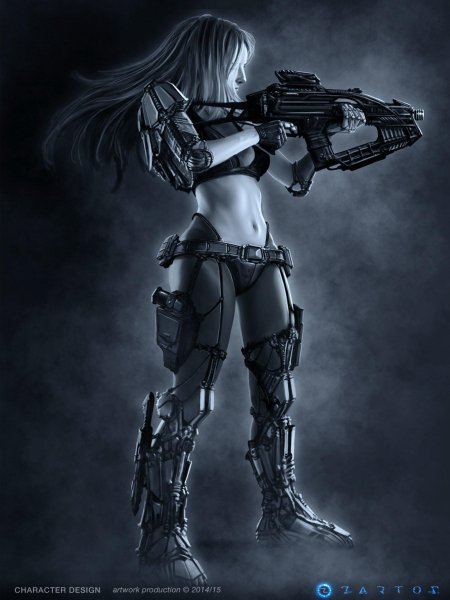 Киборг девушка