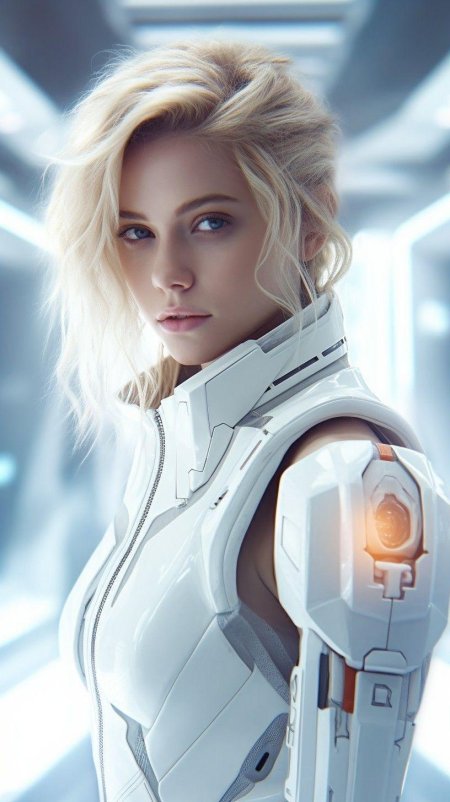 Киборг девушка