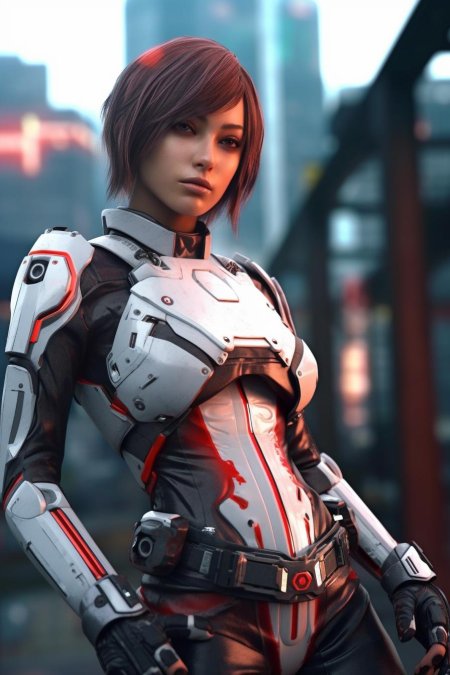 Девушка киборг