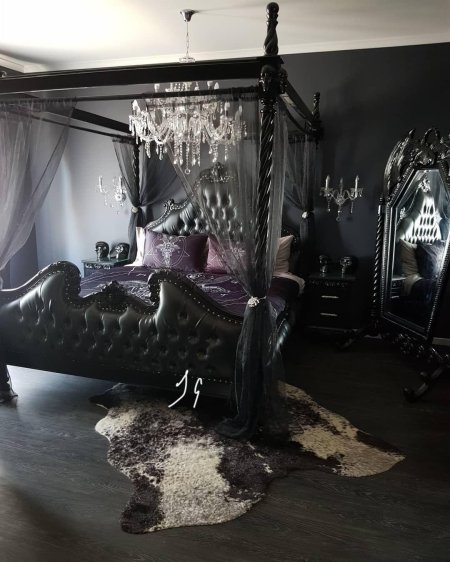 Спальня в стиле готика