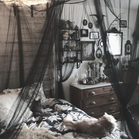 Викторианская готика интерьер темный