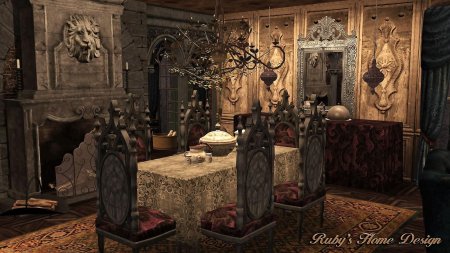 Особняк тюдор готика интерьер