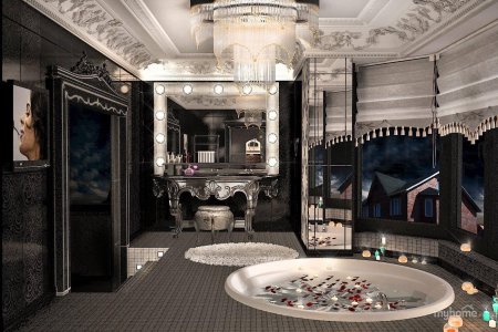 Викторианская готика интерьер ванны