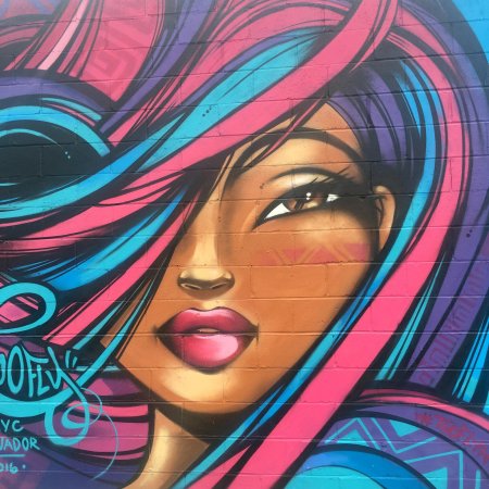 Граффити девушка