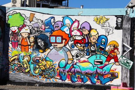 В стиле граффити