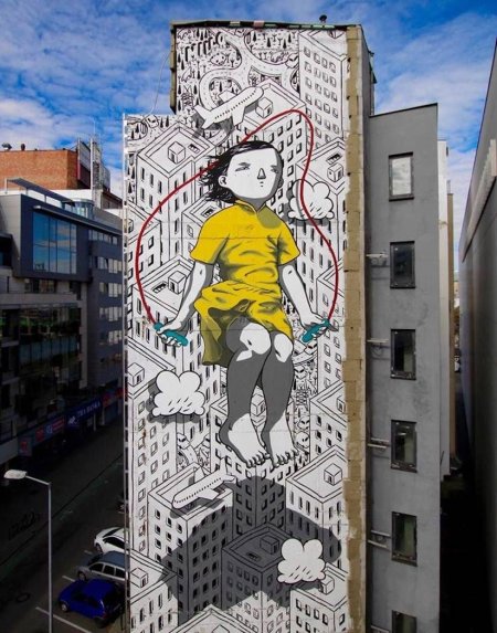 Гайа художник стрит арта