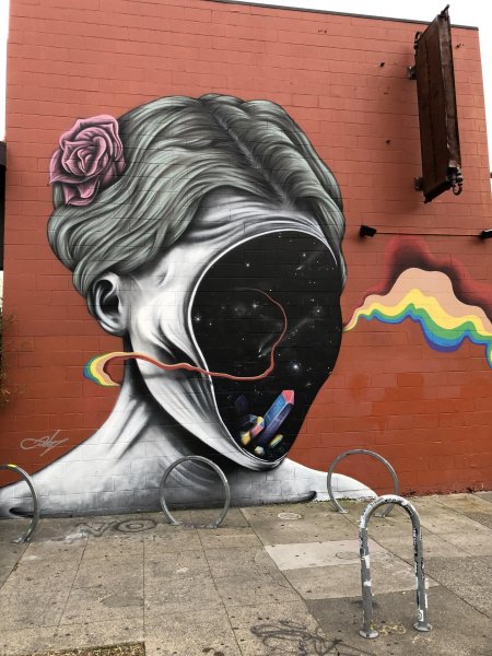 Уличное искусство граффити