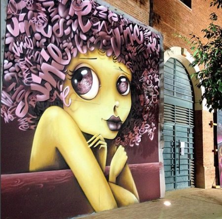 Уличный художник vinie graffiti