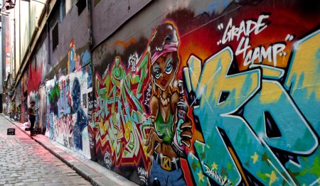 Мельбурн стрит арт