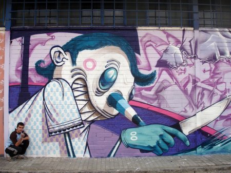 Стрит арт граффити