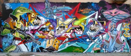 В стиле граффити