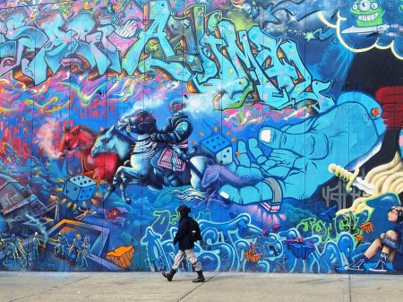 В стиле граффити