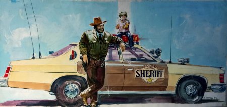 Шериф и мальчик пришелец