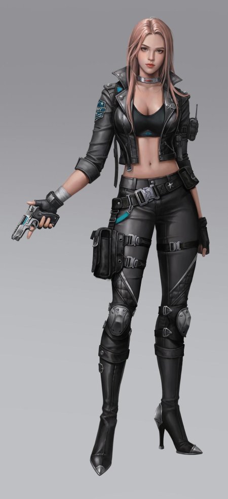 Женщина концепт арт