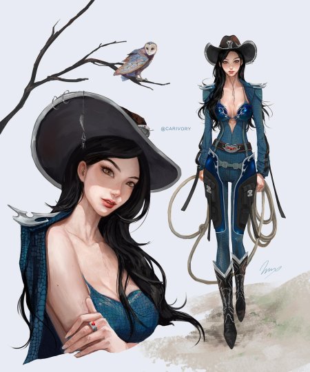 Девушка арт