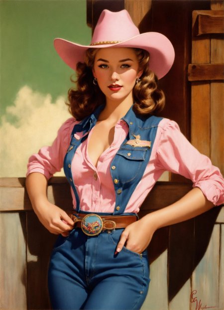 Девушка ковбой