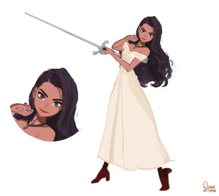 Зорро с девушкой арт