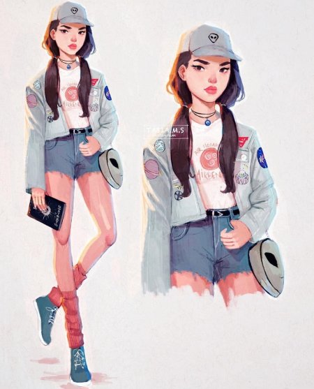 Модная иллюстрация