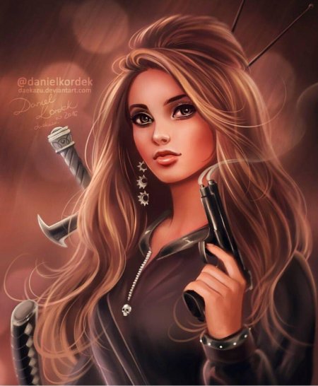 Красивые девушки мультяшные