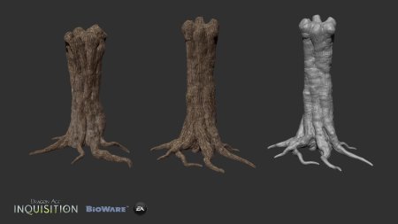Zbrush alpha кора дерева