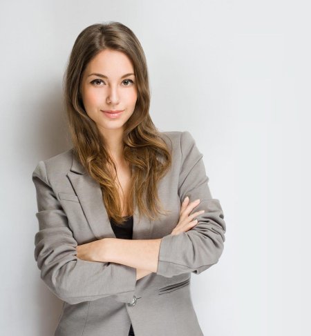 Деловой портрет девушки