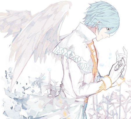 Аниме парень ангел