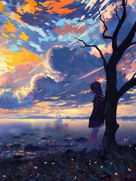 Аниме пейзаж