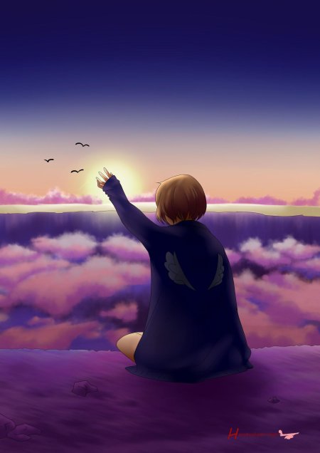 Одинокий аниме