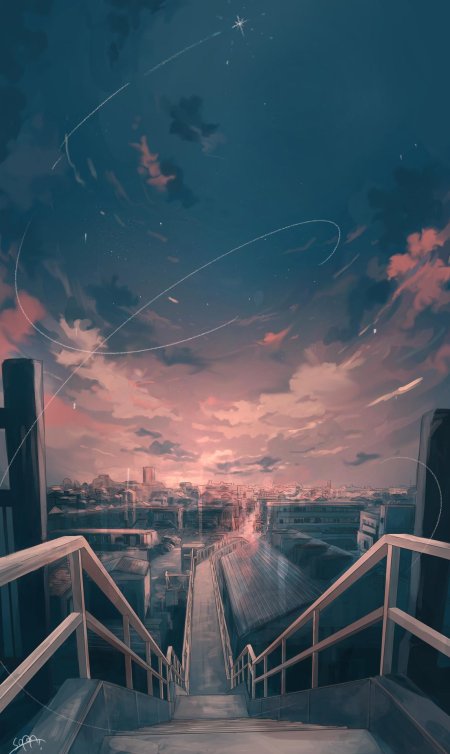 Аниме пейзаж