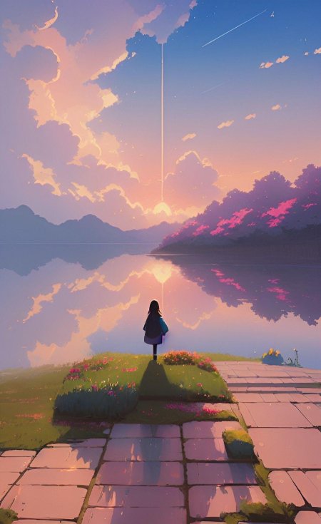 Аниме пейзаж