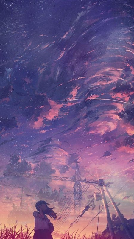 Пейзаж аниме