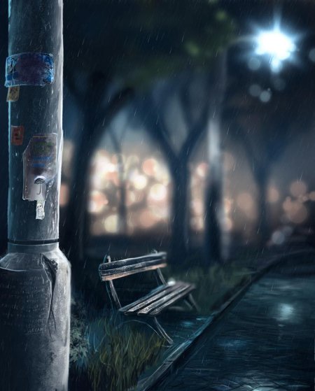 Аниме пейзаж