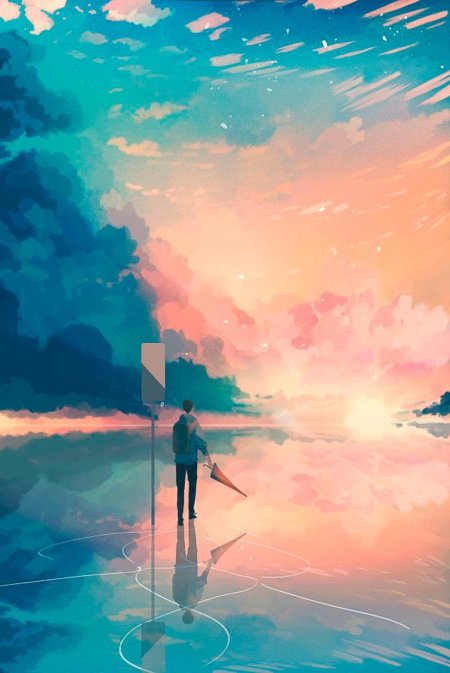 Пейзаж иллюстрация