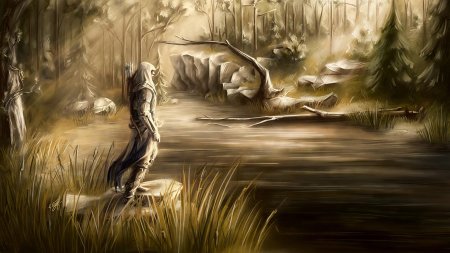 Воин в лесу