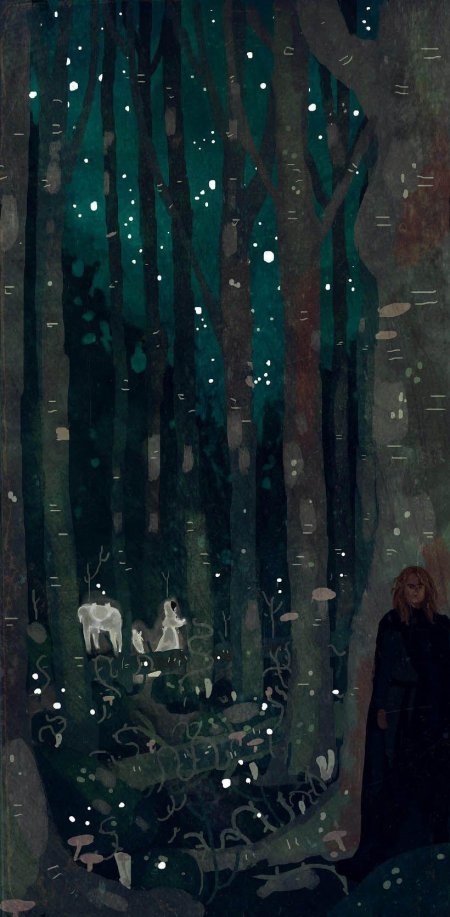 Лес иллюстрация