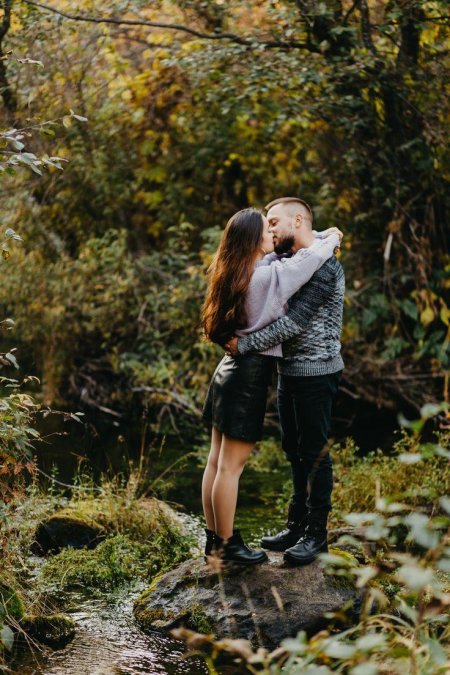 Осенняя фотосессия в лесу