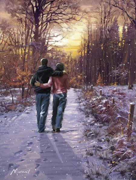 Живопись влюбленные ричард макнейл