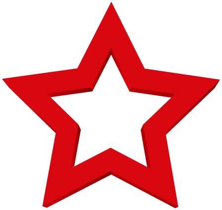 Красная пятиконечная звезда