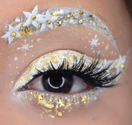 Новогодние макияж