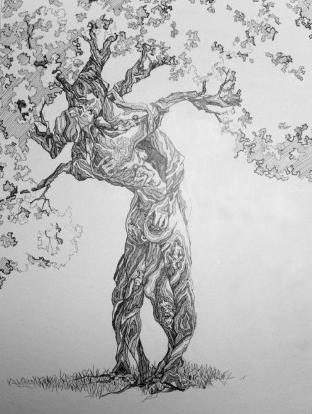 Дерево эскиз