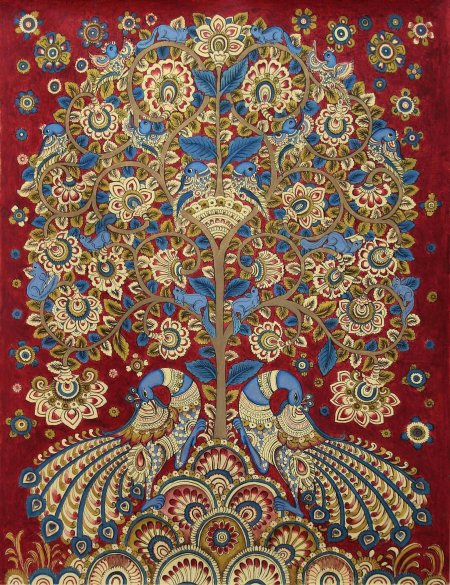 Kalamkari painting tree of life