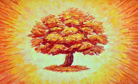 Дерево картина