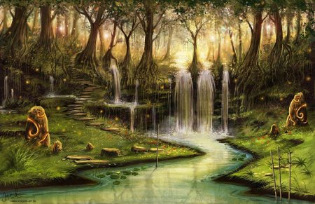 Лес фэнтези