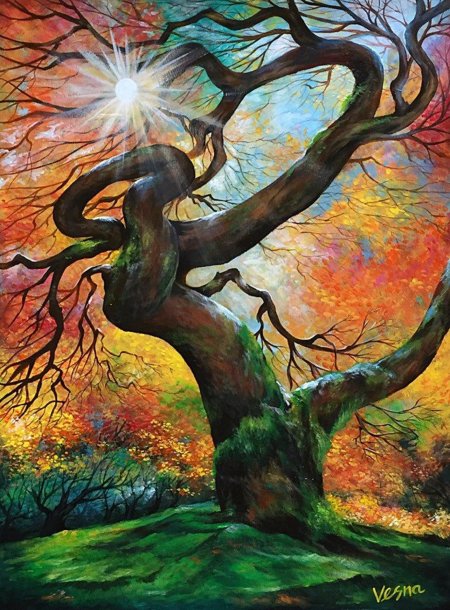 Дерево живопись