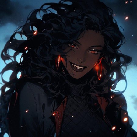 Кудрявая девушка