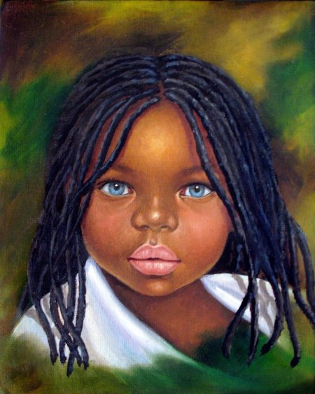 Девочка негритянка