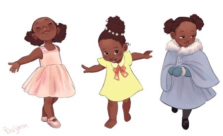 Темнокожие персонажи