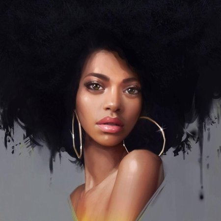 Чернокожая девушка