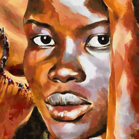 Мари-гийемин бенуа портрет негритянки