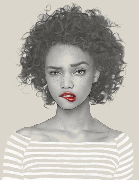 Темнокожая девушка